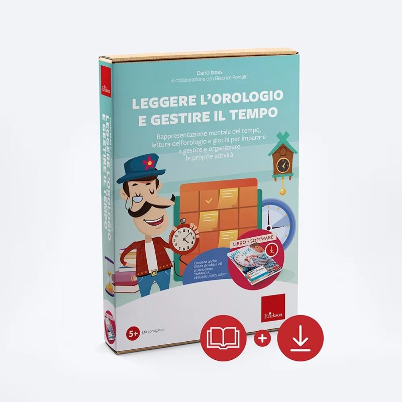 Leggere l'orologio e gestire il tempo (Kit Libro + Software)