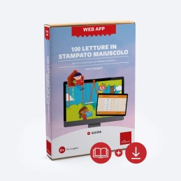 100 letture in stampato maiuscolo (KIT: Libro + Web App)